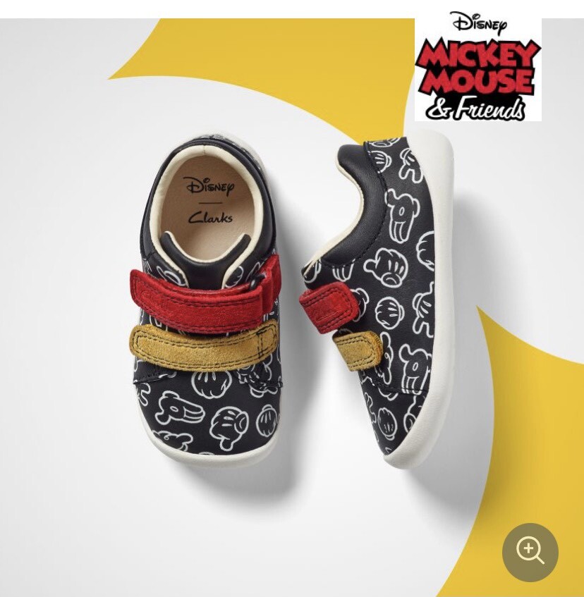 clarks mickey mouse trainers